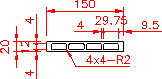 20×150