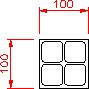 100×100